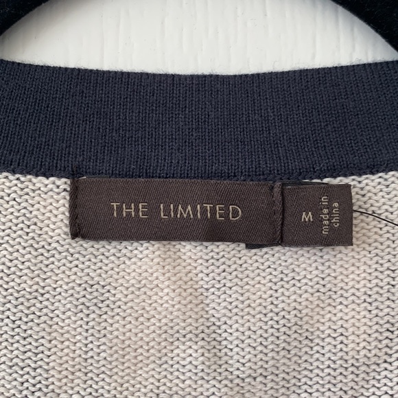 NWT THE LIMITED Buttoned Down 3/4 Length Sleeves Knit Cardigan Sweater Size M - Picture 3 of 16